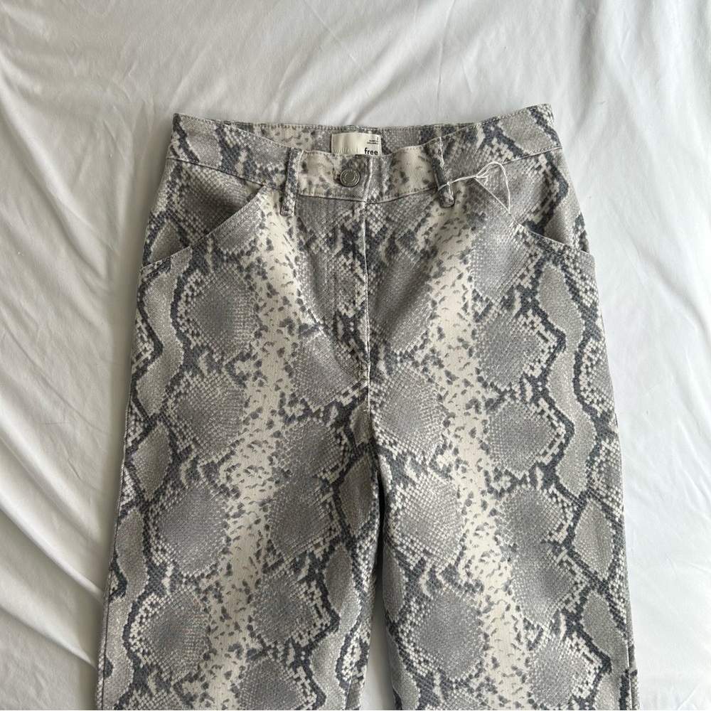 Wilfred free snake skin jeans